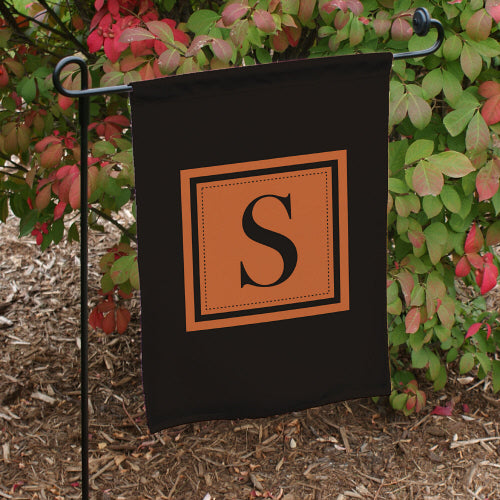 Initial Garden Flag