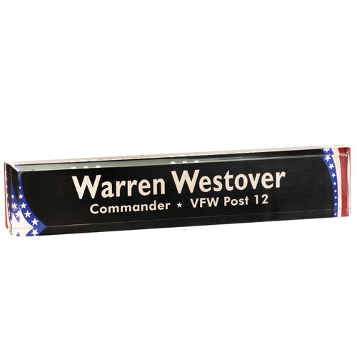 Flag Desk Sign