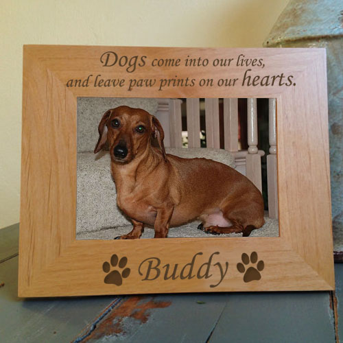 Paw Prints Hearts Frame