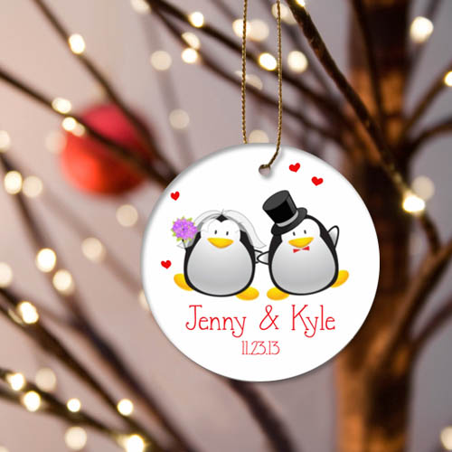 Penguin Couple Ornament