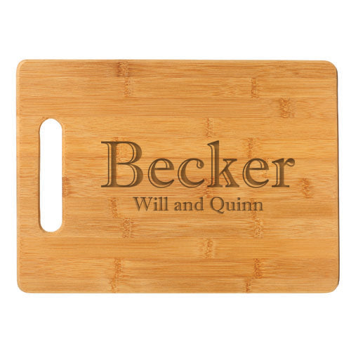 Last Name Cutting Board