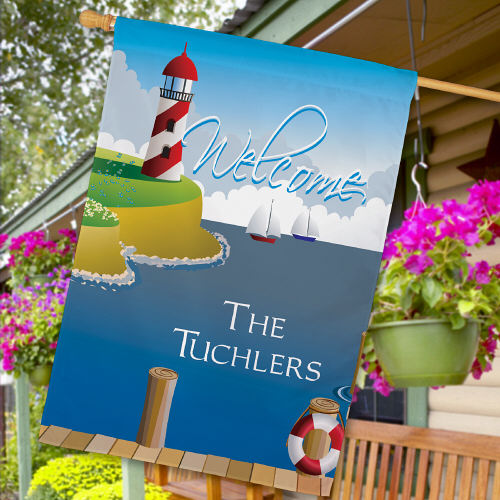 Lighthouse House Flag