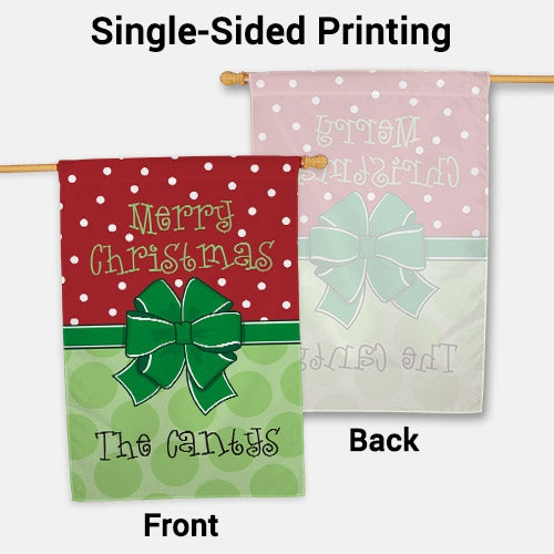 Merry Christmas House Flag