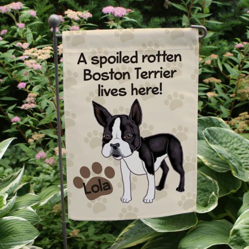 Spoiled Dog Garden Flag
