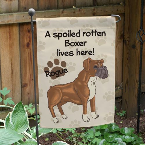 Spoiled Dog Garden Flag