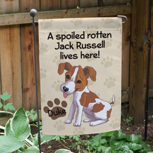 Spoiled Dog Garden Flag