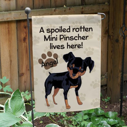 Spoiled Dog Garden Flag