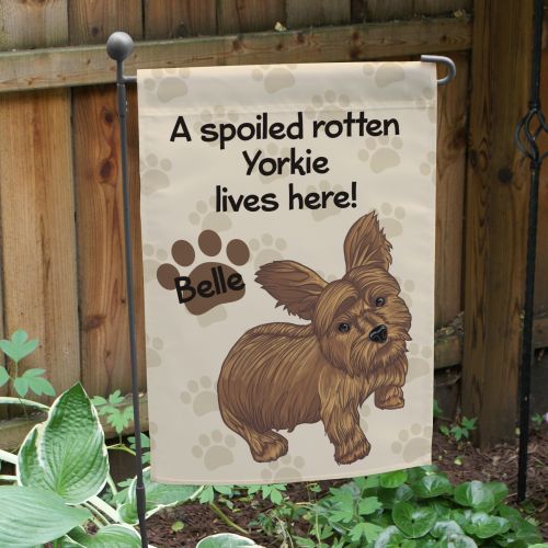 Spoiled Dog Garden Flag