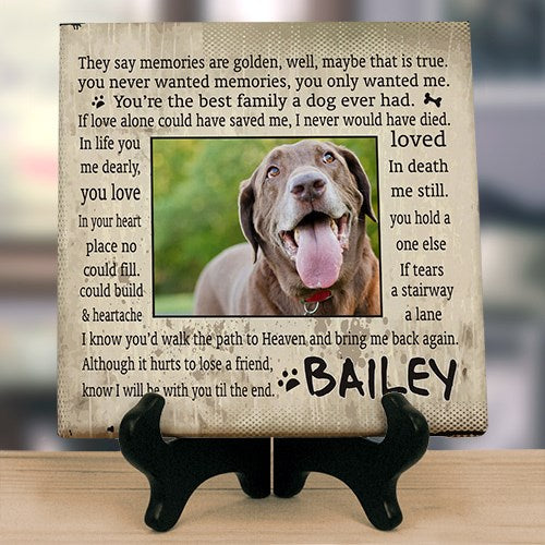 Pet Memorial Wall Canvas