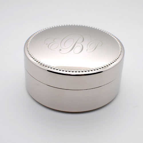 Monogram Round Box