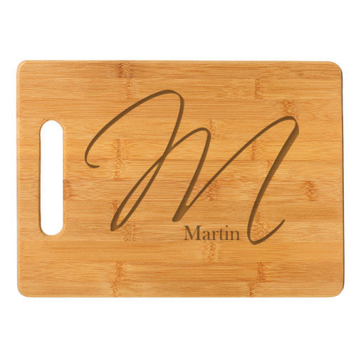 Script Initial Cutting Board