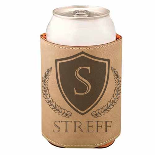 Shield Leather Beverage Holder