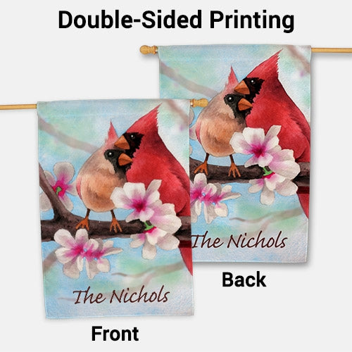 Spring Cardinal House Flag