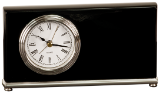 Black Piano Finish Horizontal Desk Clock