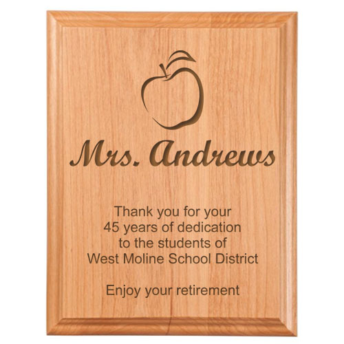 Teacher Retire Plaque