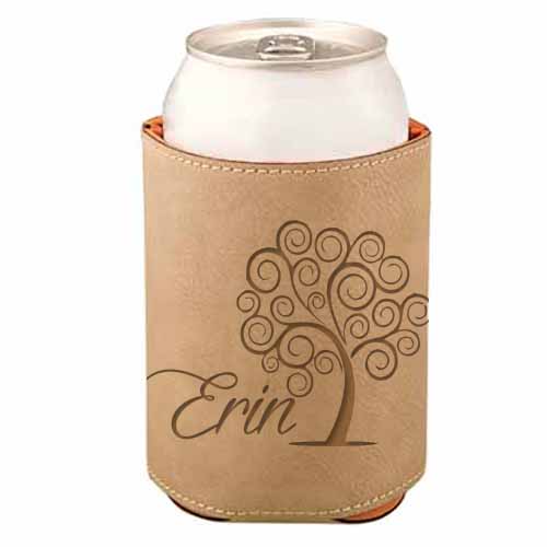 Tree Leather Beverage Holder S1