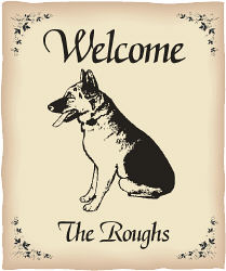 Dog Breed House Flag