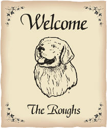 Dog Breed House Flag