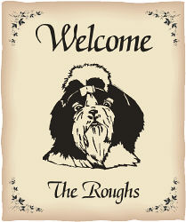 Dog Breed House Flag