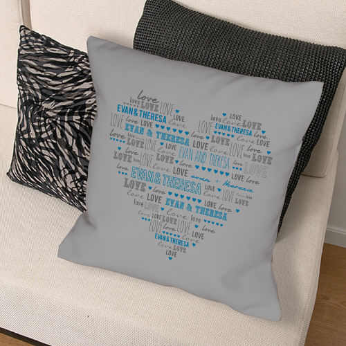 Heart Love Throw Pillow