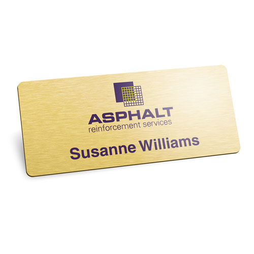 1.5 x 3 Brass Name Tag