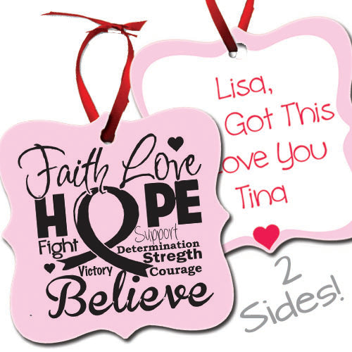 Cancer Hope Ornament