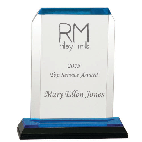Clipped Corner Acrylic Award