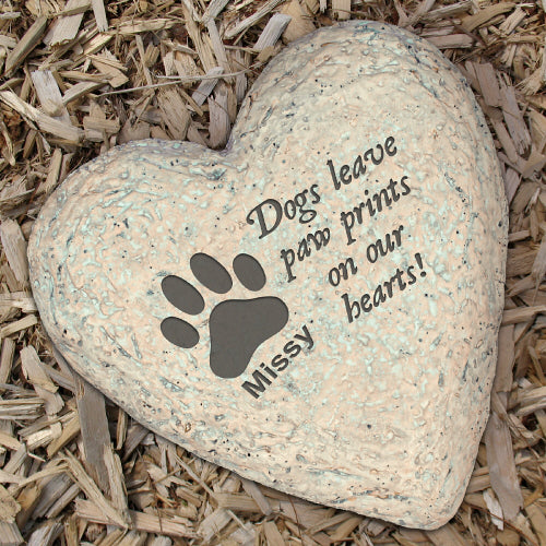 Dog Memorial Garden Stone