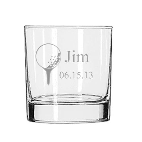 Golf Rocks Glass
