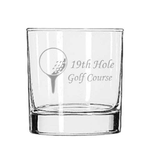 Golf Rocks Glass
