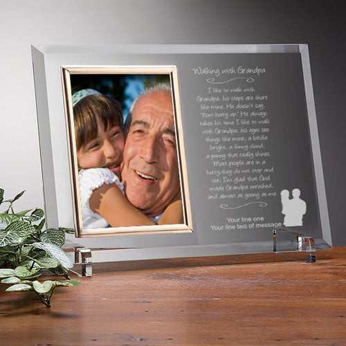 Grandpa Glass Picture Frame