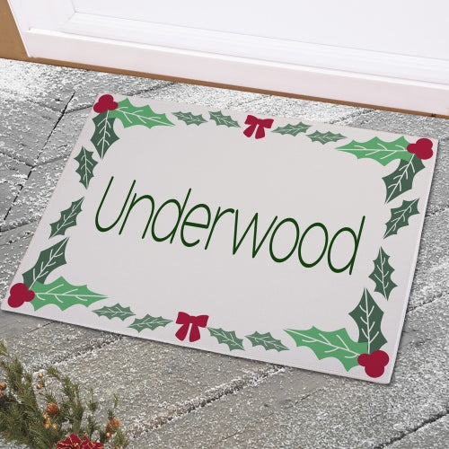 Holly & Berries Doormat
