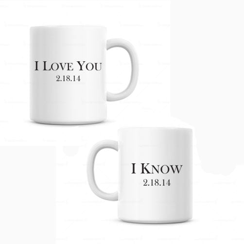 I Know Mug Set