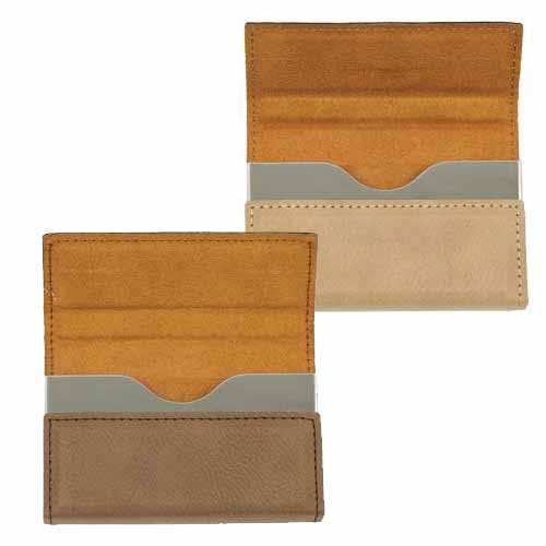 Initials Leather Card Case