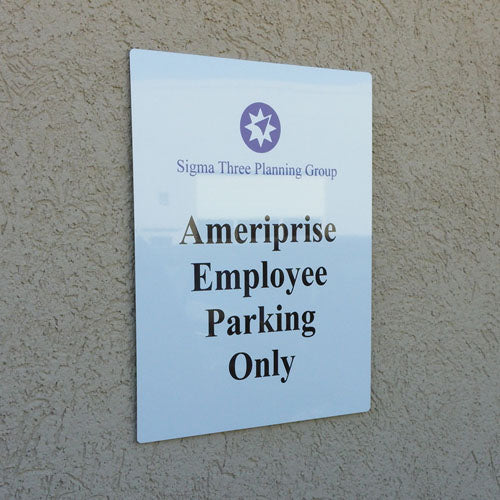 Logo Parking Sign