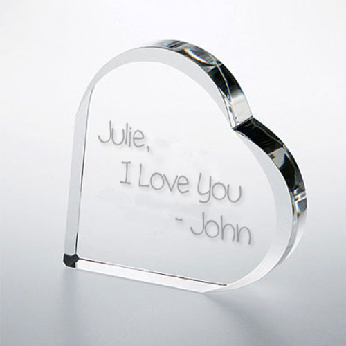 Love Letter Crystal Heart