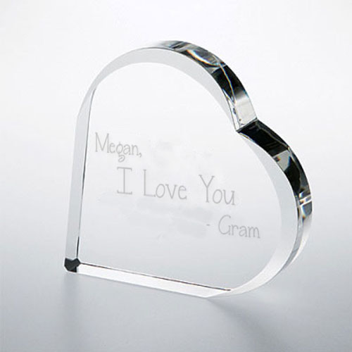 Love Letter Crystal Heart