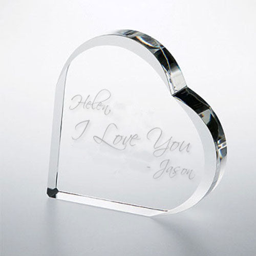 Love Letter Crystal Heart