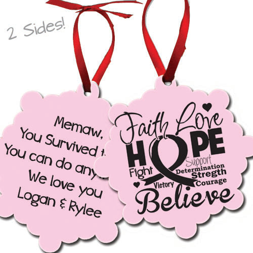 Cancer Hope Ornament