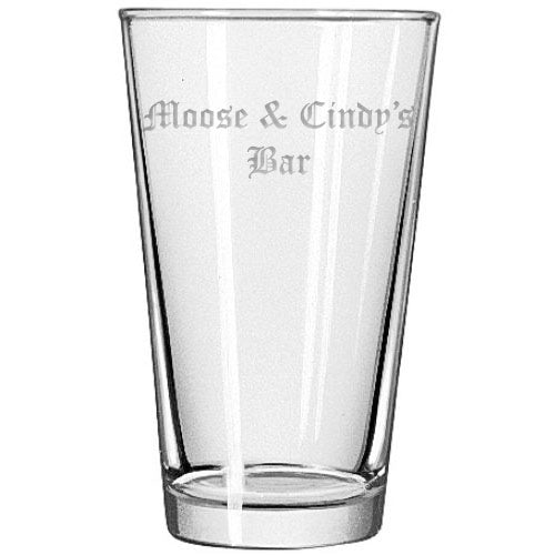 Name Pint Glass