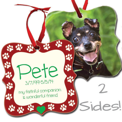 Pet Paws Ornament
