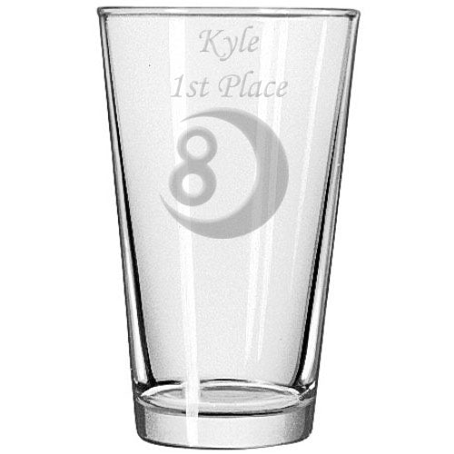 Pool Pint Glass
