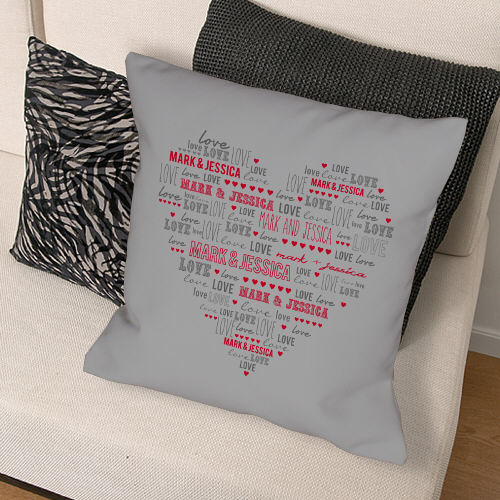 Heart Love Throw Pillow