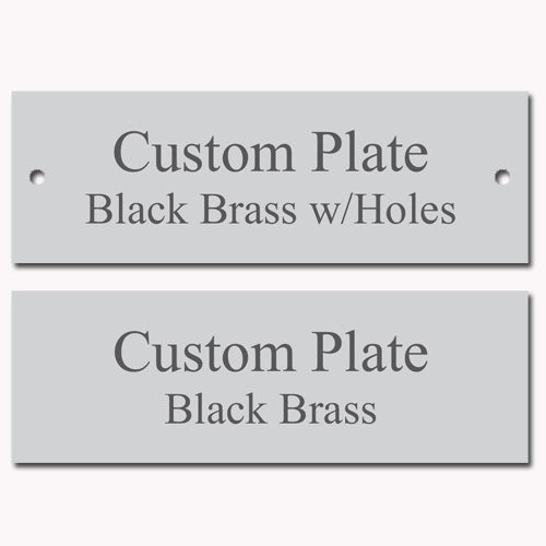 3x1 Rectangle Silver Plate