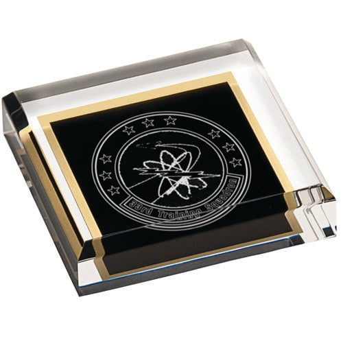 Black Acrylic Paper Weight