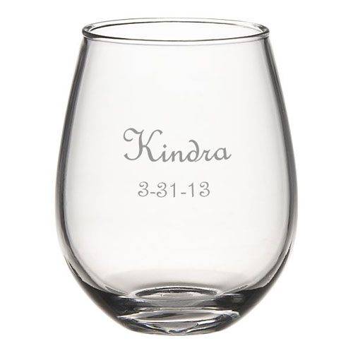 Stemless Wine Glass