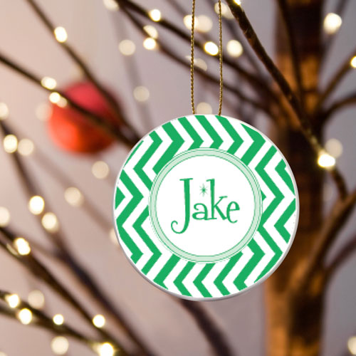 Zig Zag Ornament