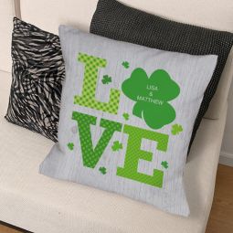 Shamrock Love Pillow