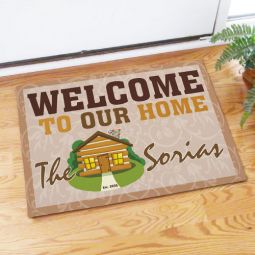 Log Cabin Home Doormat