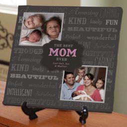 Best Mom Photo Canvas